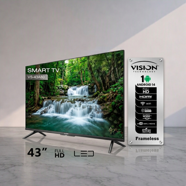 TV Vision con cajita interna 43 pulgadas